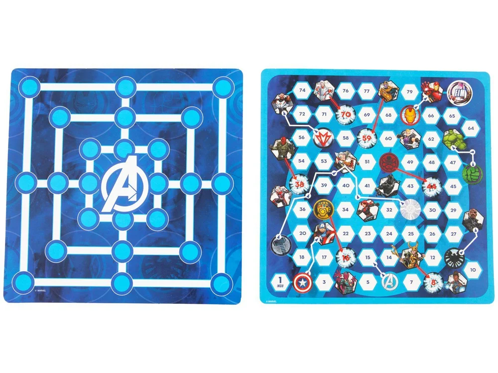 Imagem 4 de 6 do produto Jogo Clássico Marvel Avengers Tabuleiro Copag