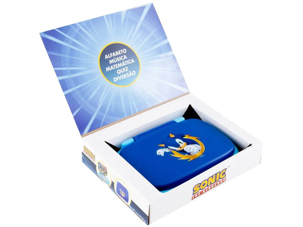 Laptop Infantil Sonic Bilingue Emite Som Candide - view 8