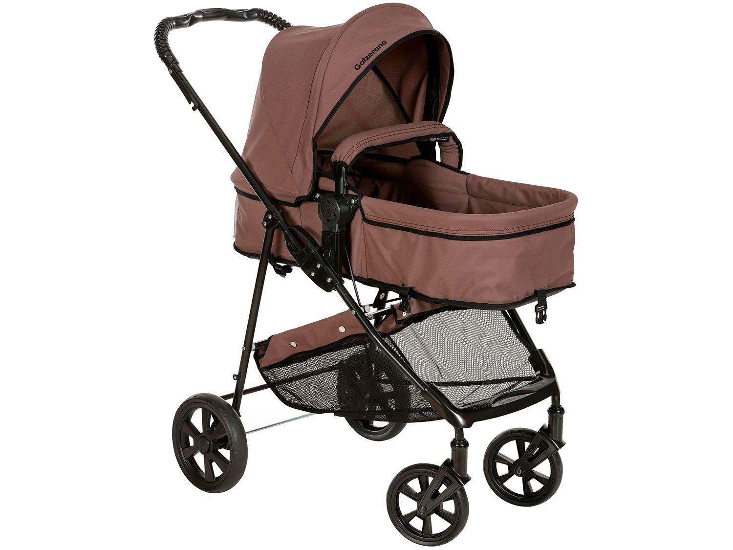 Carrinho de Bebê Galzerano Napoli 4 Rodas 0 a 15kg