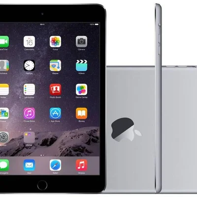 iPad Mini 3 Apple 128GB Cinza Chumbo Tela 7,9”