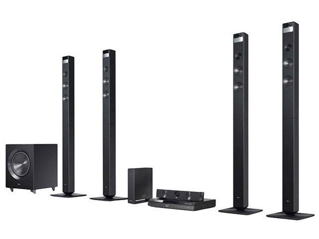 Home Theater LG HB9520TW com Blu Ray 3D 1100W RMS