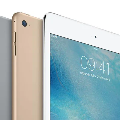 iPad Mini 4 Apple 128GB Dourado Tela 7,9 Retina