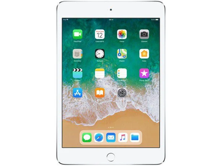 iPad Mini 4 Apple 128GB Prata Tela 7,9” Retina