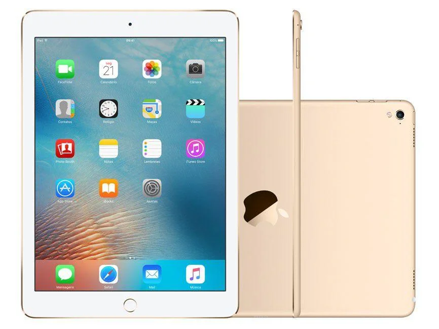 Apple iPad Pro 9.7インチ　128GB iPad Pro Apple 128GB Dourado Tela 9,7” Retina