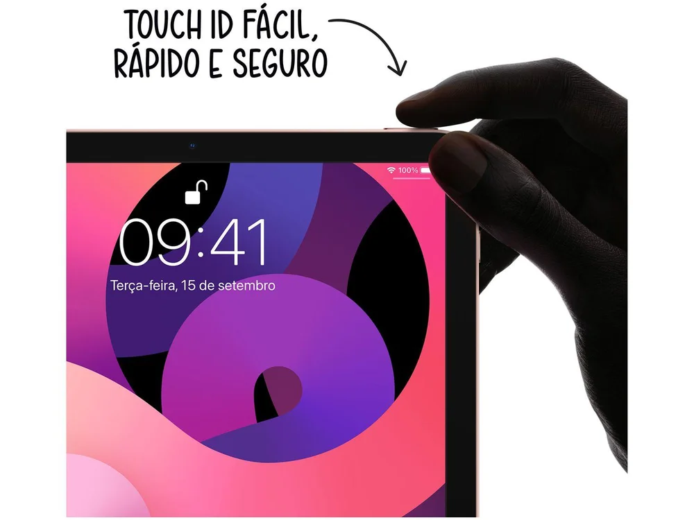 iPad Air Tela 10,9” 4ª Geração Apple Wi-Fi 256GB