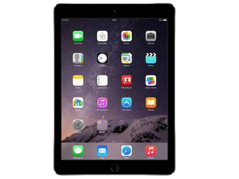 iPad Air 2 Apple 128GB Cinza Chumbo Tela 9,7”