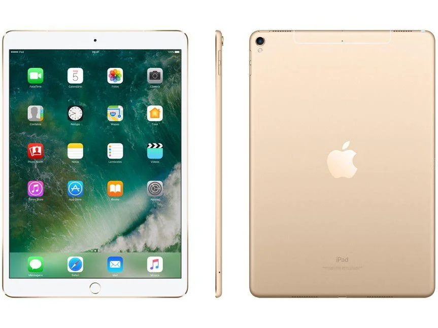 iPad Pro Apple 4G 256GB Dourado
