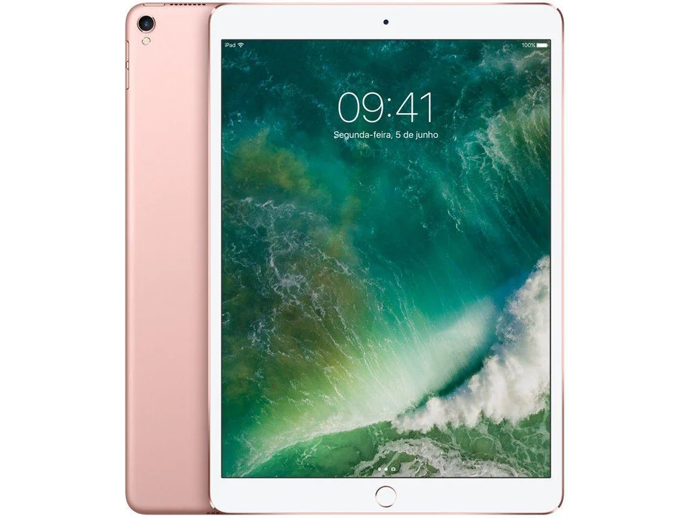 iPad Pro Apple 64GB Ouro Rosa iPad Pro Apple 64GB Ouro Rosa