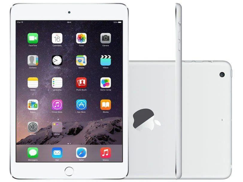 iPad Mini 3 Apple 128GB Dourado Tela 7,9”