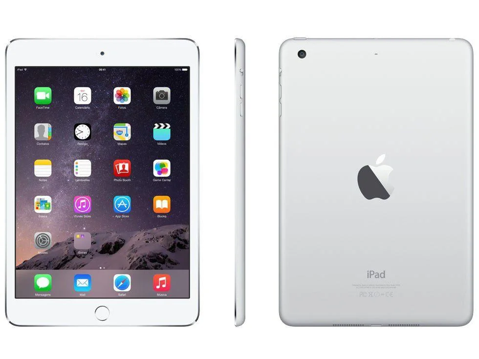 iPad Mini 3 Apple 128GB Dourado Tela 7,9”