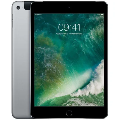 iPad Mini 4 Apple 128GB Cinza Tela 7,9” Retina 4G