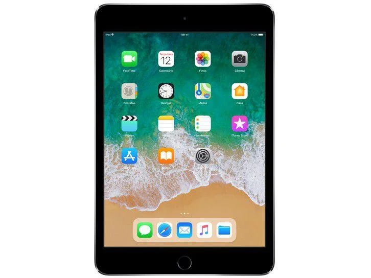 iPad Mini 4 Apple 128GB Cinza Tela 7,9 Retina