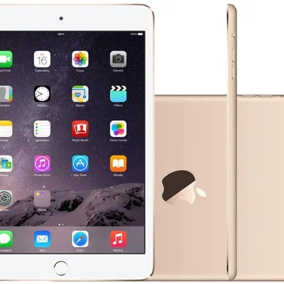 iPad Mini 3 Apple 128GB Dourado Tela 7,9”