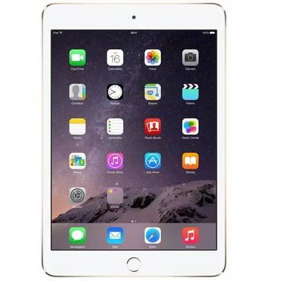 iPad Mini 3 Apple 128GB Dourado Tela 7,9”