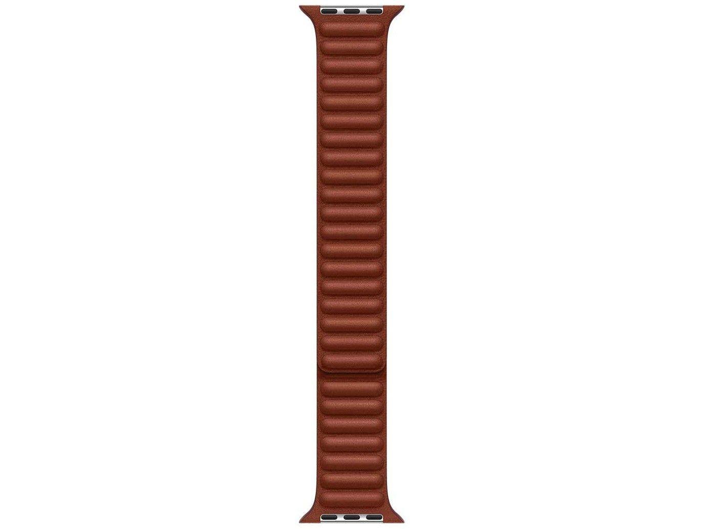 Pulseira Apple Watch 41mm Couro Vermelho-terra