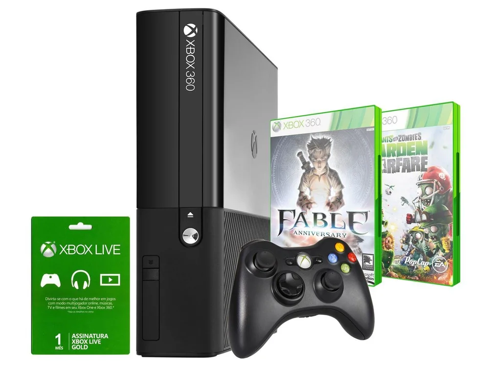 Console Xbox 360 500GB Microsoft 1 Controle