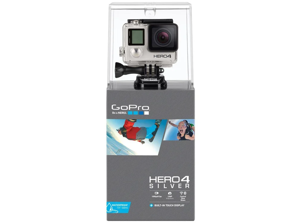 GoPro Hero4 Silver Edition À prova de Água 12MP
