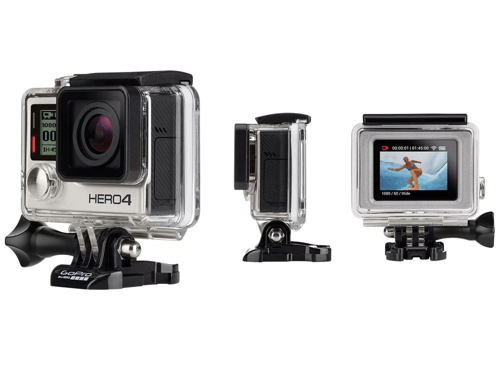 その他 GoPro4 Silver GoPro Hero 4 Silver À prova de Água 12MP Wi-Fi