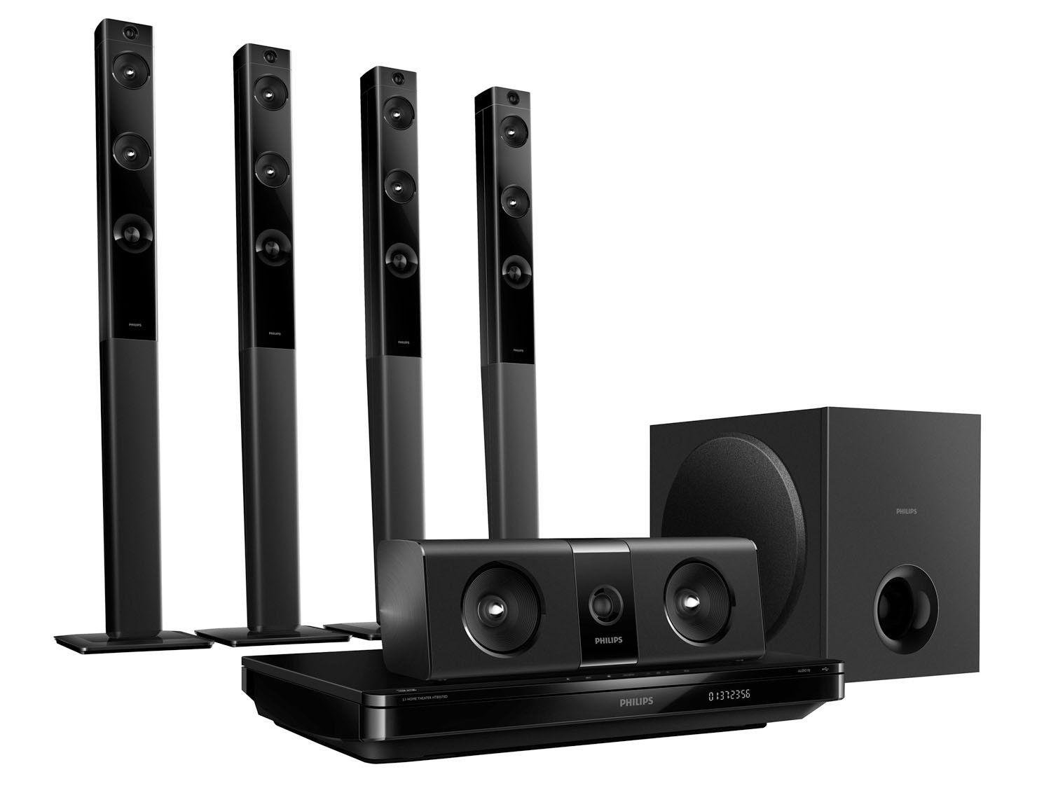 Home Theater Philips HTB5570D/78 c/ Blu-ray 3D