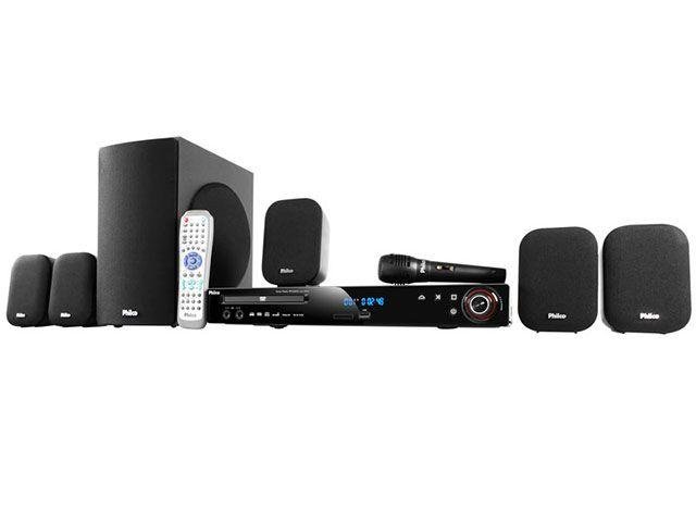 Home Theater com DVD e Karaokê 360 Watts