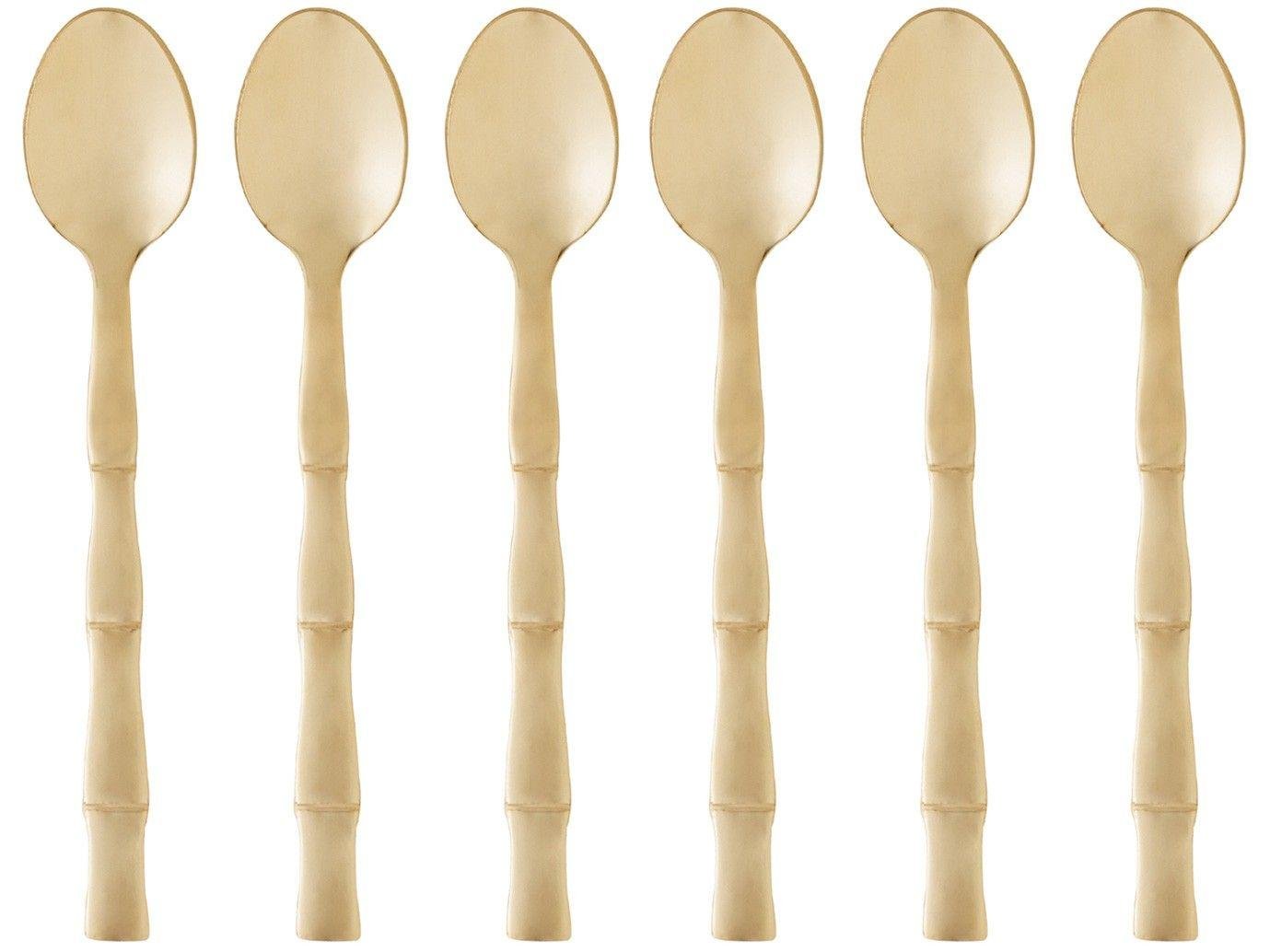 Jogo de Colher de Inox Lyor Bambu Elegant