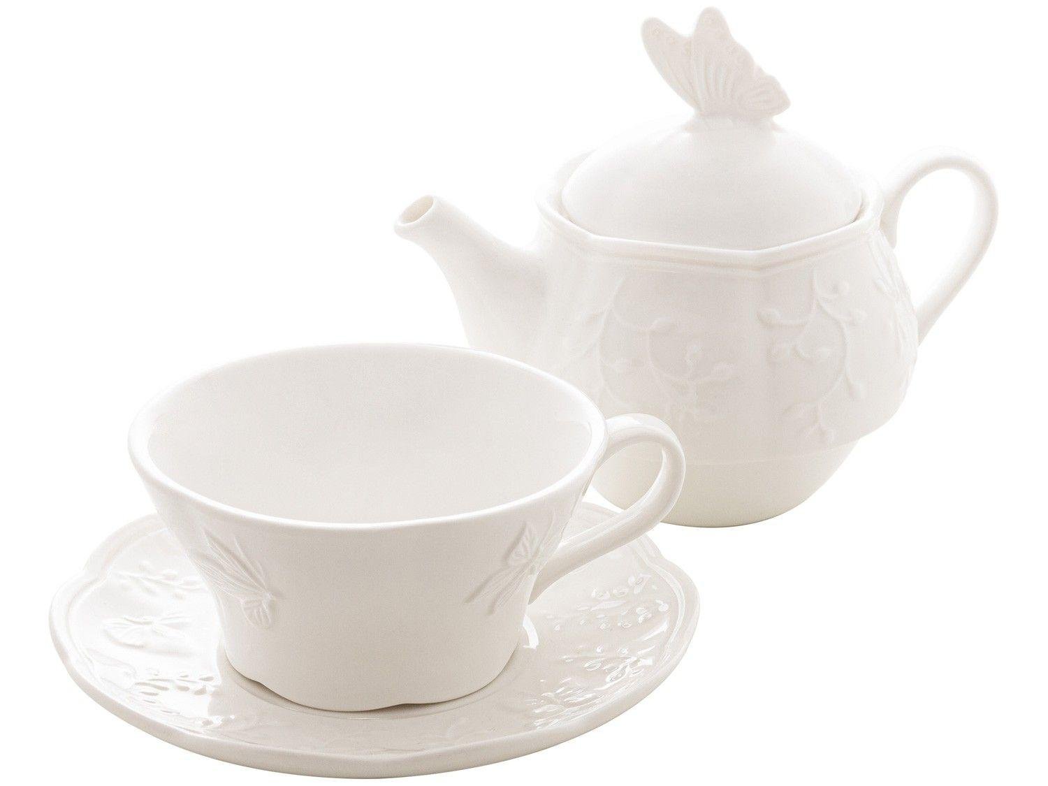Jogo de de Chá de Porcelana 2 Peças Lyor