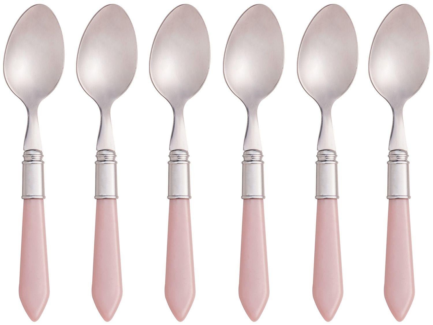 Jogo de Colher de Inox Lyor Mother Pearl 6 Peças