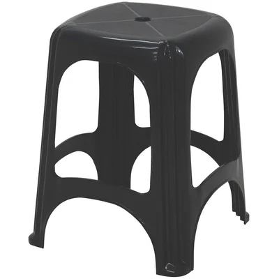 Banqueta Baixa Preta Tramontina Basic
