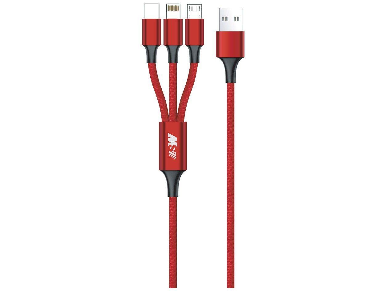 Cabo 3 em 1 1,2m Carga Rápida SW HyperNG