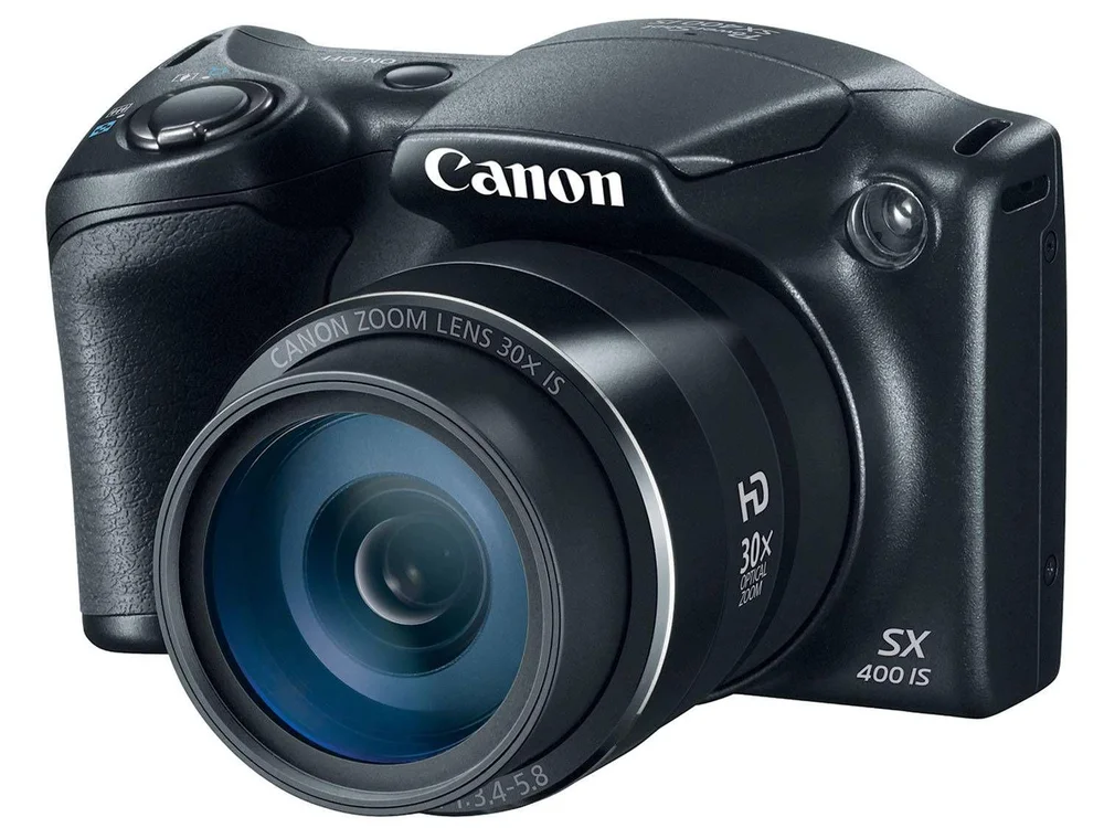 Canon PowerShot SX400IS BK ブラック Câmera Digital Canon PowerShot SX400IS 16MP