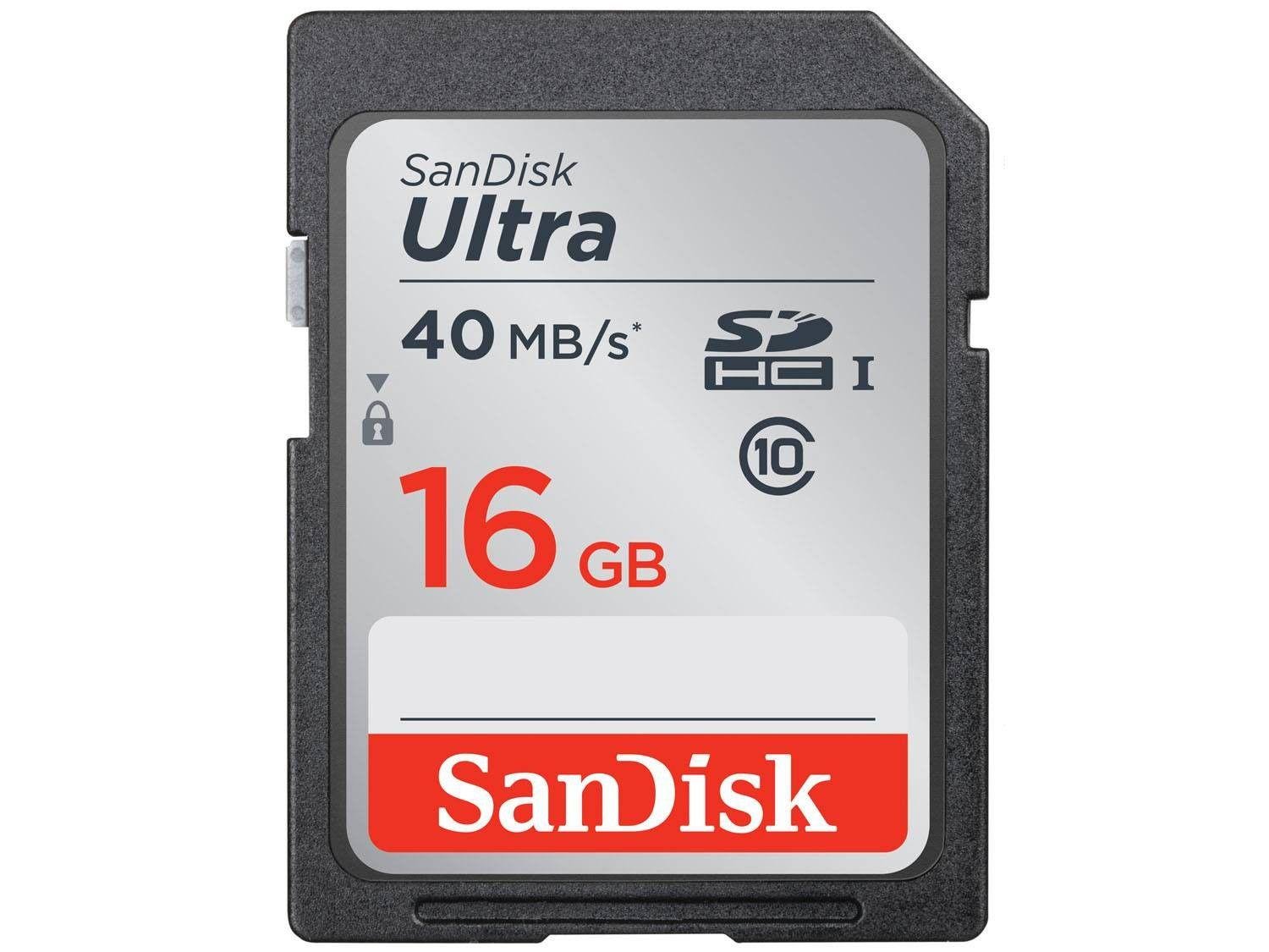 Cartão de Memória SDHC 16GB