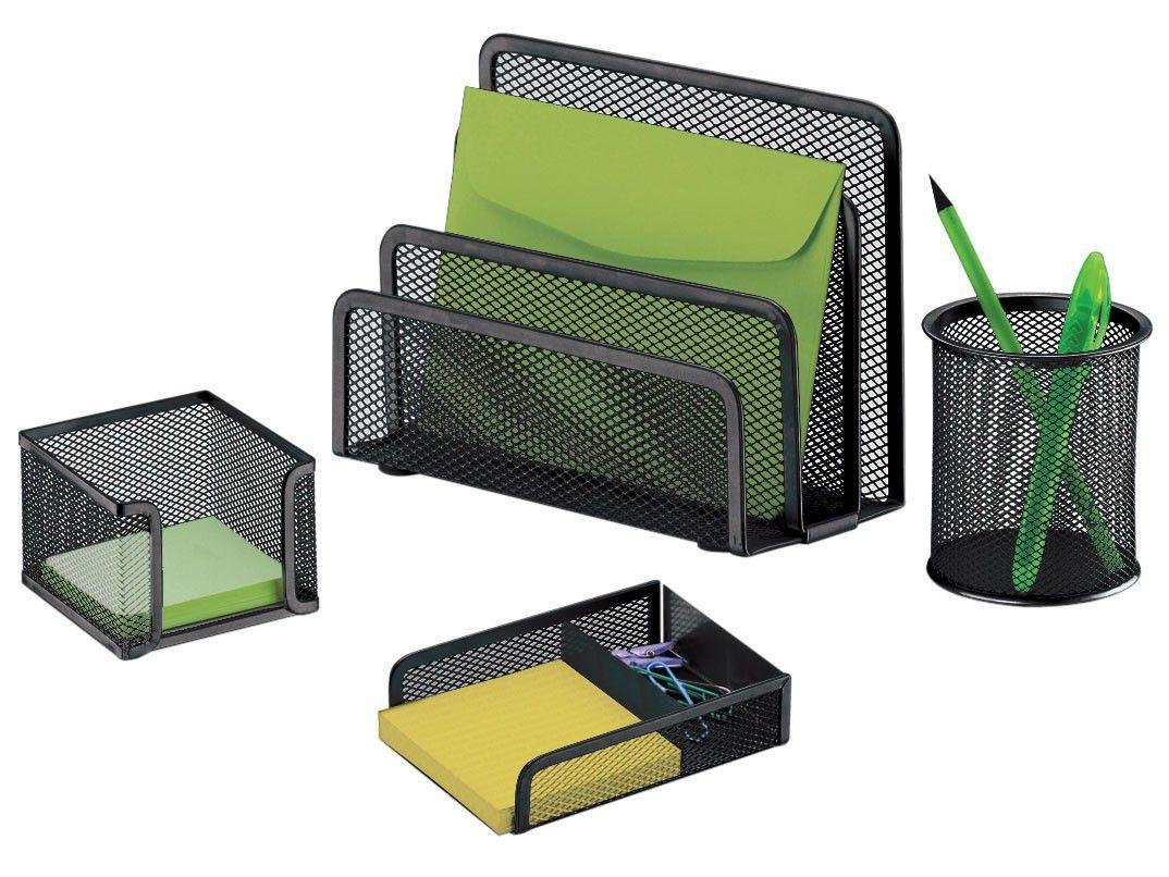 Conjunto Organizador de Escritório 4 Peças