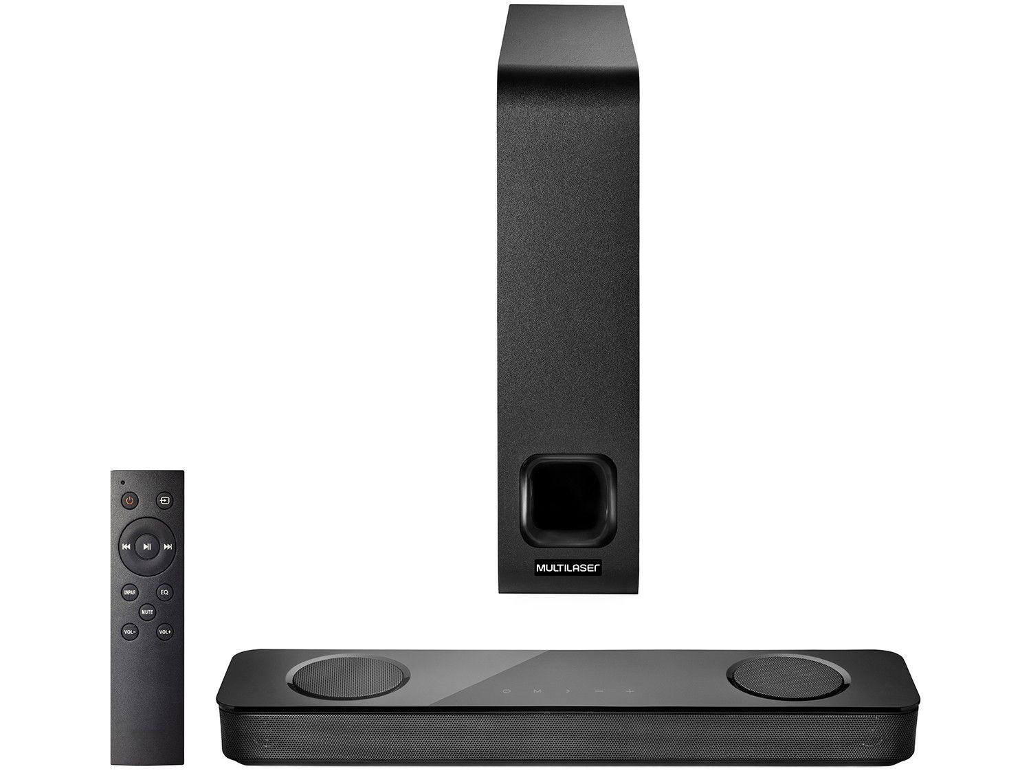 Soundbar Multilaser com Subwoofer 120W