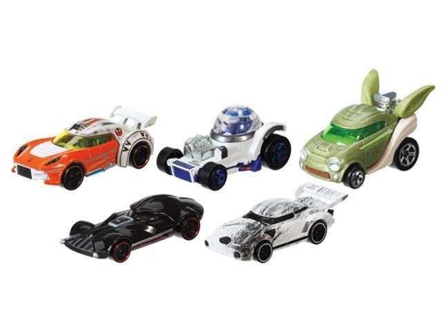 Hot Wheels Kit 5 carros Star Wars