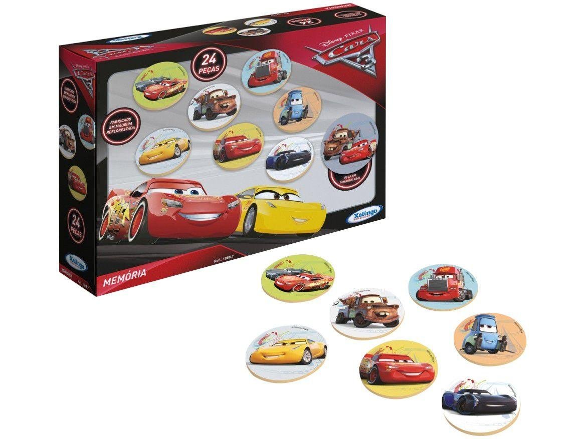 Jogo da Memória Carros 3 Disney Pixar Xalingo