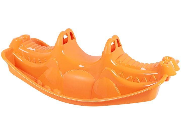 Gangorra Infantil Jacaré Laranja