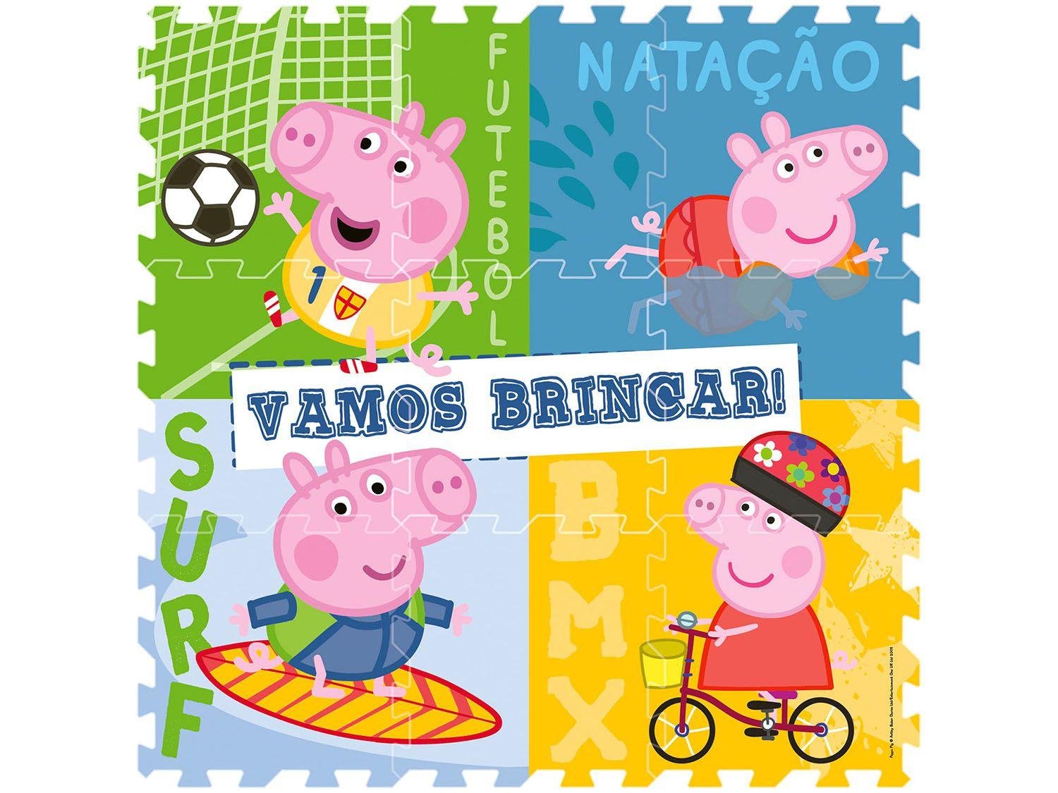 Tapete de Atividades EVA DTC Peppa Pig
