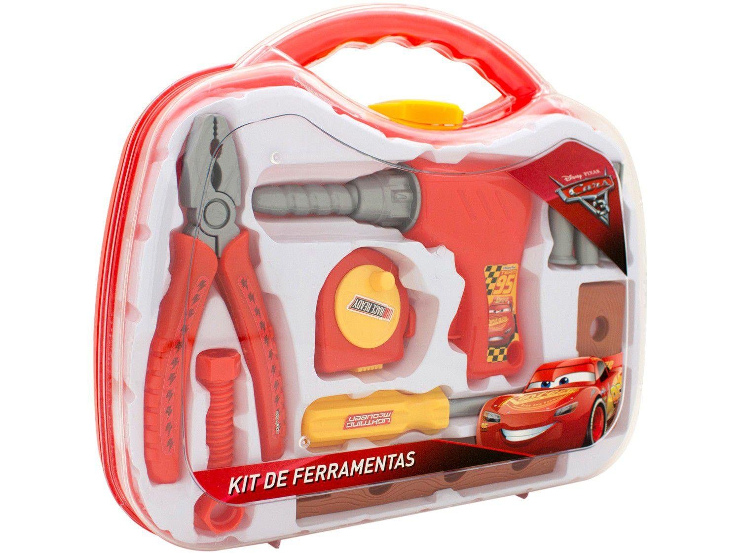 Kit Ferramentas McQueen Disney Pixar Carros