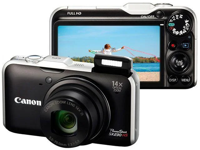 Canon PowerShot SX230 HS 本体 Câmera Digital Canon PowerShot SX230 12.1MP LCD 3”