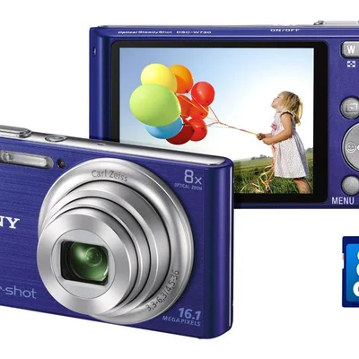 SONY Cyber-shot 16.1メガ8倍ズーム DSC-W730 Câmera Digital Sony Cyber-Shot DSC-W730 16.1MP
