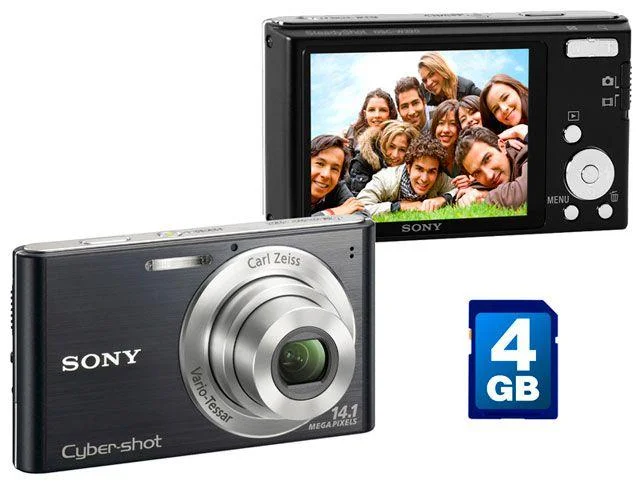 SONY cyber-shot DSC-W320 デジタルカメラ Câmera Digital Sony Cyber-shot DSC-W320 14.1 MP