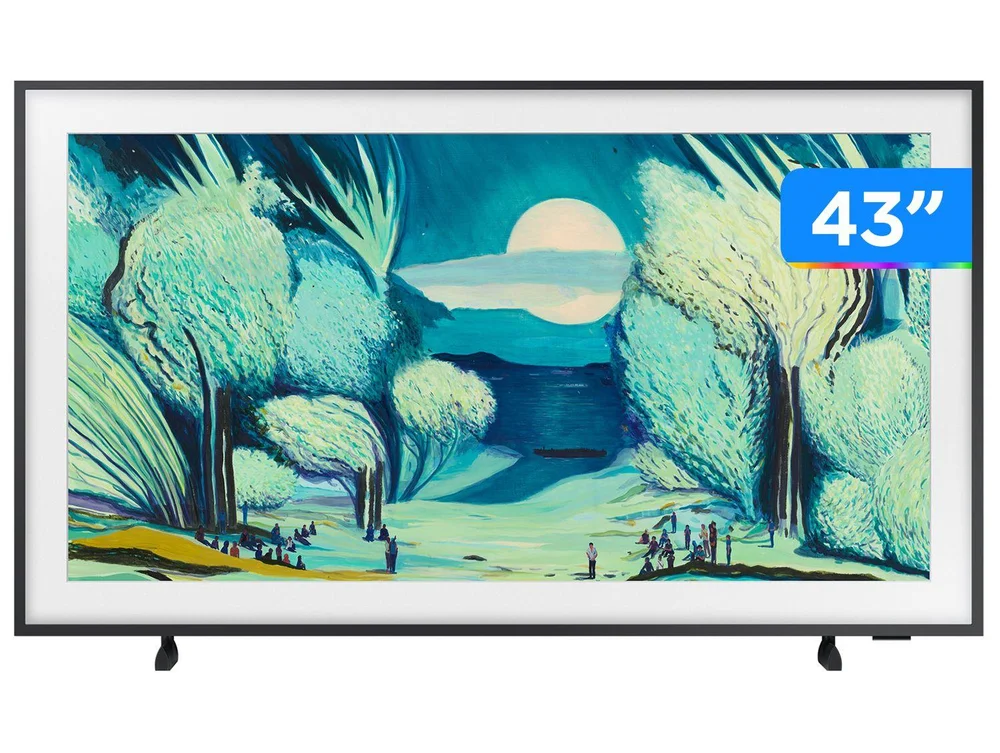 Smart TV 43 Samsung 4K The Frame LS03F Tizen QN43LS03FAGXZD 2025