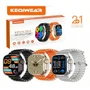 Smartwatch Ultra3 49mm Whats Gps Nfc Assistente Voz 2 Pulseiras 9