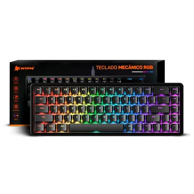 Teclado Sem Fio Branco Conexão Rápida Eficiênte