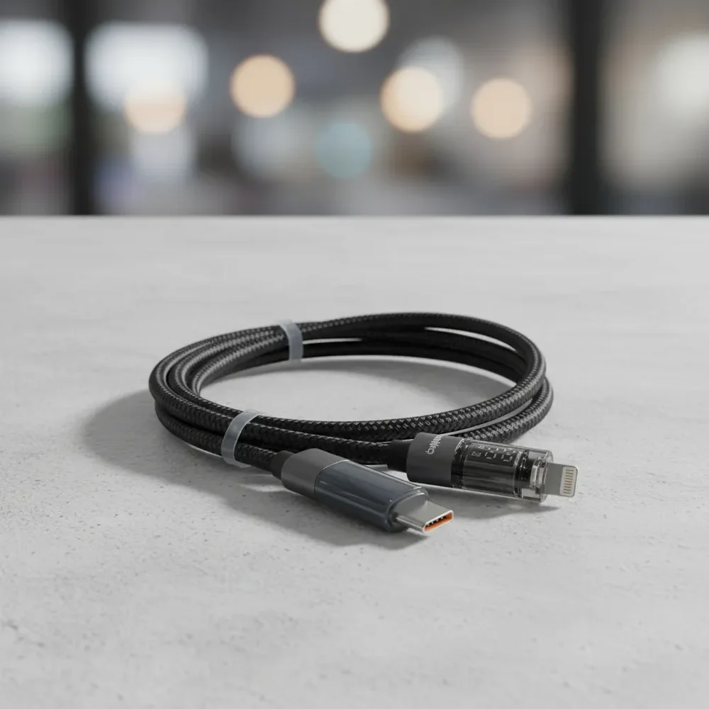 Imagem 2 de 3 do produto Cabo Turbo Basike Usb-c Para Iphone Lightning Pd27w LED