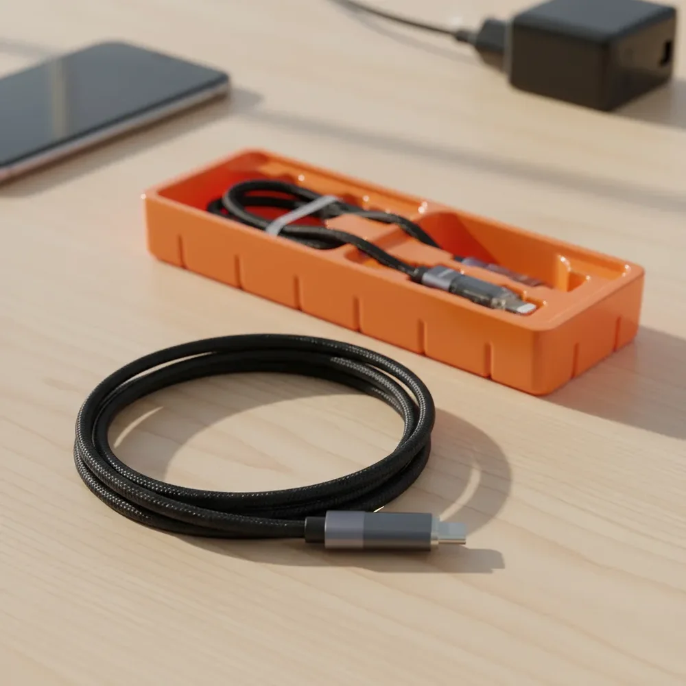 Imagem 3 de 3 do produto Cabo Turbo Basike Usb-c Para Iphone Lightning Pd27w LED