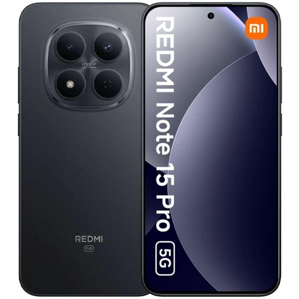Celular Xiaomi Redmi Note 15 Pro 5g De 512 GB 8 GB Ram De 6.83" 200+8mp 20mp Preto (global)