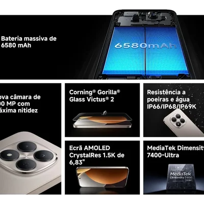 Celular Xiaomi Redmi Note 15 Pro 5g De 512gb 8GB Ram De 6.83" 200+8mp 20mp - (global) — foto 4
