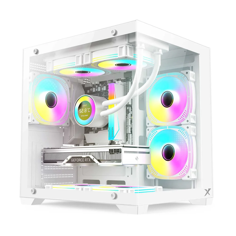Gabinete Gamer Brx Xtreme Glacier White R41w
