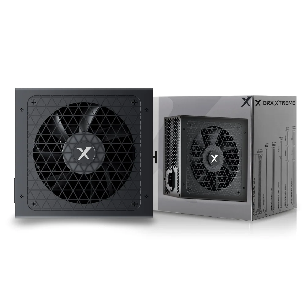 Fonte Brx Xtreme Zenith 1000w Automatica 80 Plus Platinum  Full Modular Certificação Cybenetics